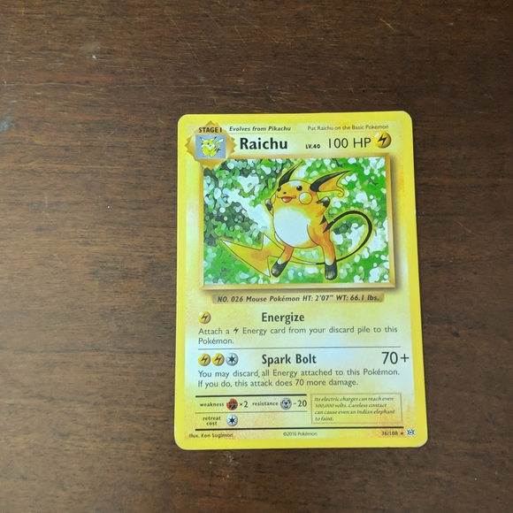 Pokemon | Games | 26 Raichu | Poshmark